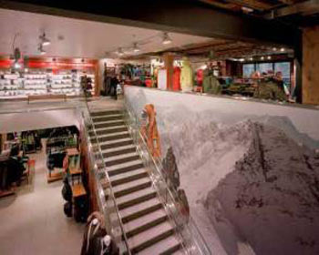 Ekologiczny sklep firmy The North Face w USA (www.vfc.com)