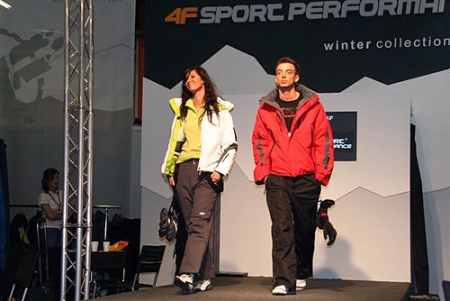 4F Sport Performance na targach ZIMA-SPORT 2008 w Kielcach, pokaz kolekcji