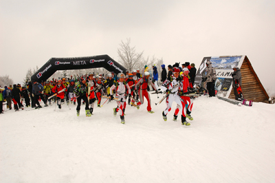 V Otwarte Zawody Skitourowe o Puchar Polar Sportu, start