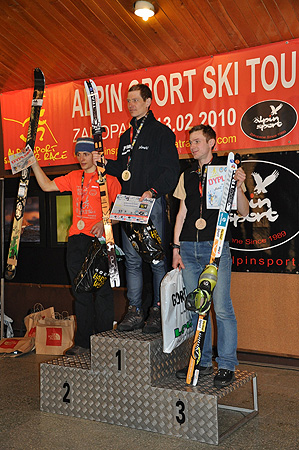 III Alpin Sport Ski Tour Race, podium seniorów