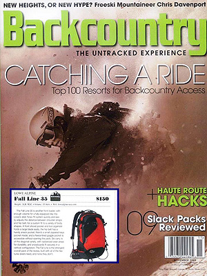 Backcountry Editors Choice, magazyn