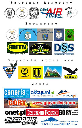 UP Tatra Trade Elbrus Ski, sponsorzy