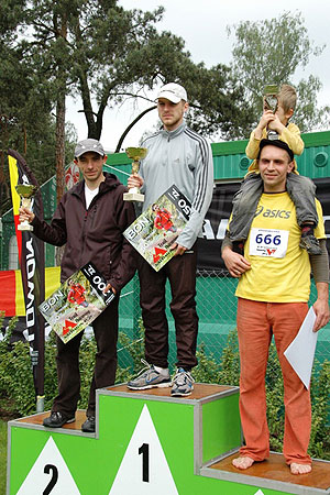 Malta Trail Running 2010, podium mężczyzn