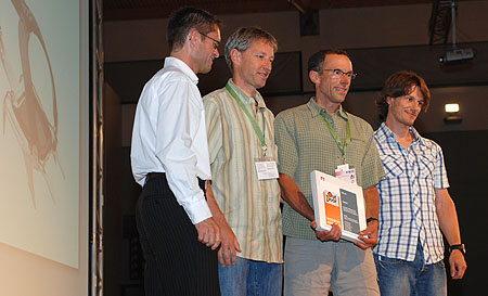 Outdoor Awards 2009, ekipa Black Diamond odbiera nagrodę (fot. 4outdoor.pl)