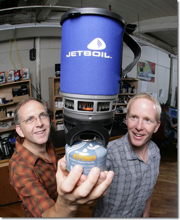 Perry Dowst i Dwight Aspinwall - założyciele firmy Jetboil (fot. Jetboil)