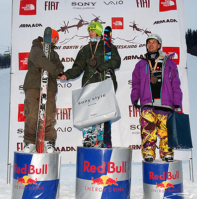 The North Face Polish Freeskiing Open 2010, podium Mistrzostw Polski