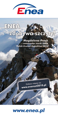 Magdalena Prask ambasadorem marki ENEA podczas wyprawy Polish Everest Expedition 2010