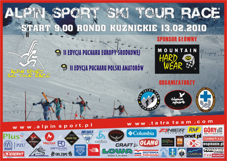Zaproszenie na III Alpin Sport Ski Tour Race
