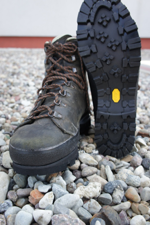 20-letnie buty Hanwaga po wymianie podeszwy (fot. HBMM)