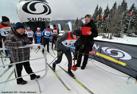 Finałowy, dziewiąty bieg drugiego sezonu Salomon Nordic Sunday 2010/2011 (fot. Stacja Jakuszyce)