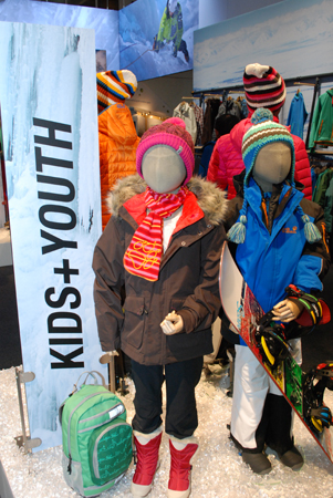 Kolekcja Kids i Youth marki Jack Wolfskin na targach ISPO 2013 (fot. 4outdoor)