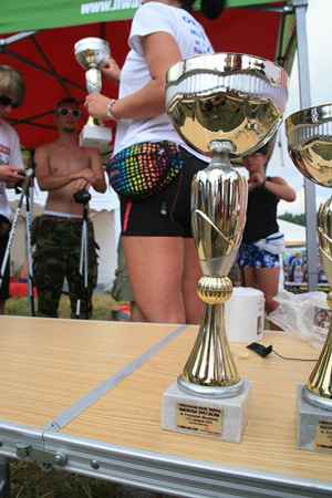 Puchar dla zwycięzców w Mistrzostwach w Nordic Walking