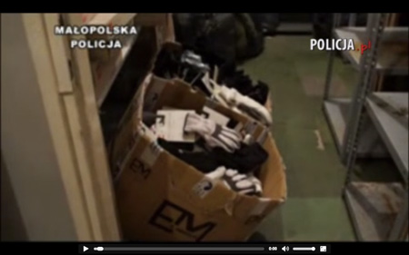 Kadry z materiałów operacyjnych krakowskiej policji (źródło: policja.pl)